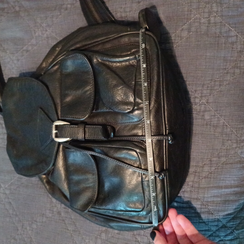 Authentic Trask Soft Durable Leather Backpack - image 5